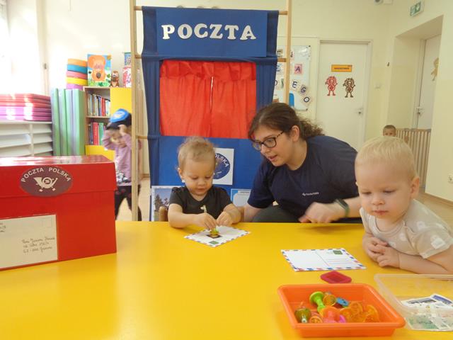 Zabawa w pocztę – grupa II