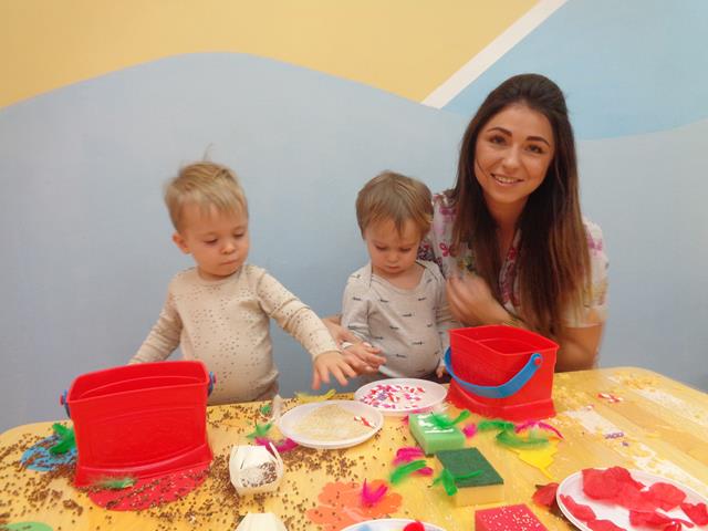 Zabawy sensoryczne – grupa II