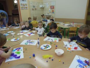 Maska karnawałowa grupa II praca plastyczna