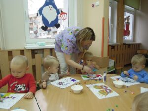 Maska karnawałowa grupa II praca plastyczna