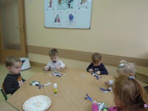 Praca plastyczna - Bałwanek grupa II