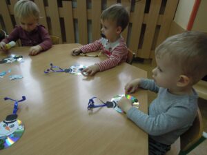 Praca plastyczna - Bałwanek grupa II