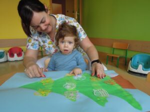 Praca plastyczna - Choinka grupa I