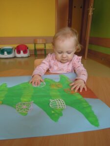 Praca plastyczna - Choinka grupa I