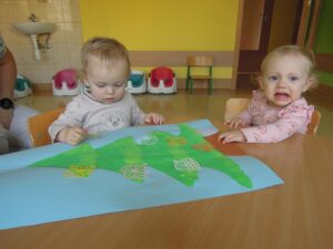 Praca plastyczna - Choinka grupa I