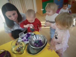 Zabawy badawcze z lodem – grupa II