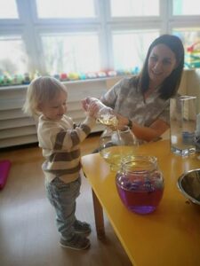 Zabawy badawcze z lodem – grupa II