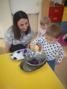 Zabawy badawcze z lodem – grupa II