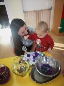 Zabawy badawcze z lodem – grupa II