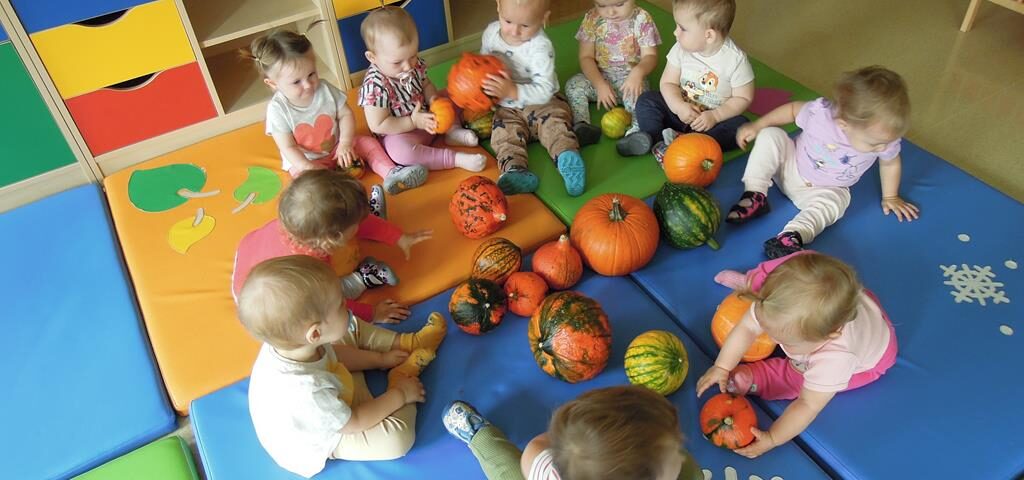 Maluszki poznają warzywa - dynia Grupa I